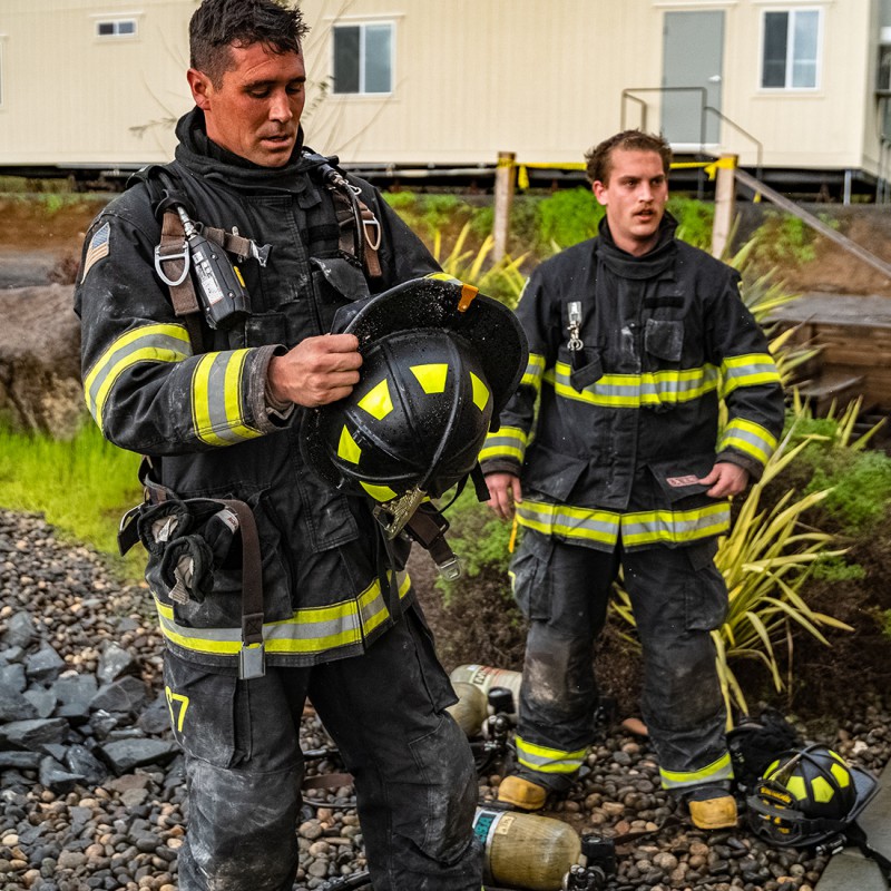 Firefighter Lesieur and Firefighter Rooney